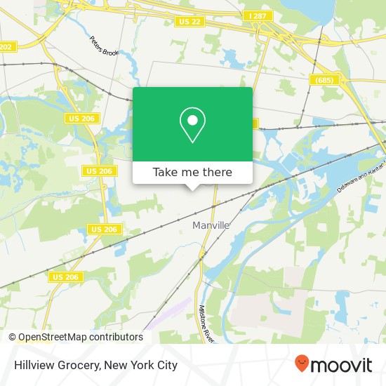 Hillview Grocery map