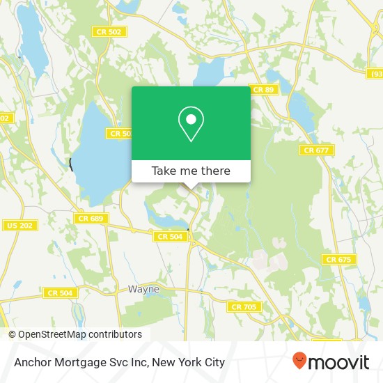 Anchor Mortgage Svc Inc map