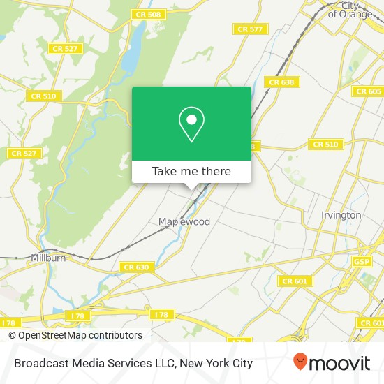 Broadcast Media Services LLC map