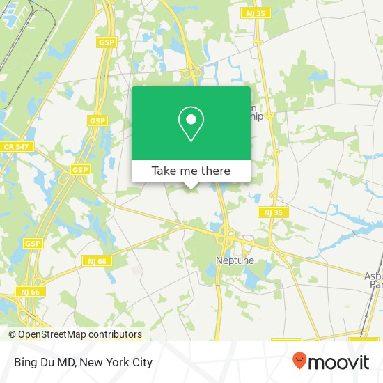 Bing Du MD map