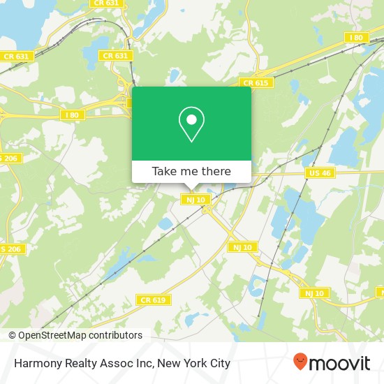 Mapa de Harmony Realty Assoc Inc