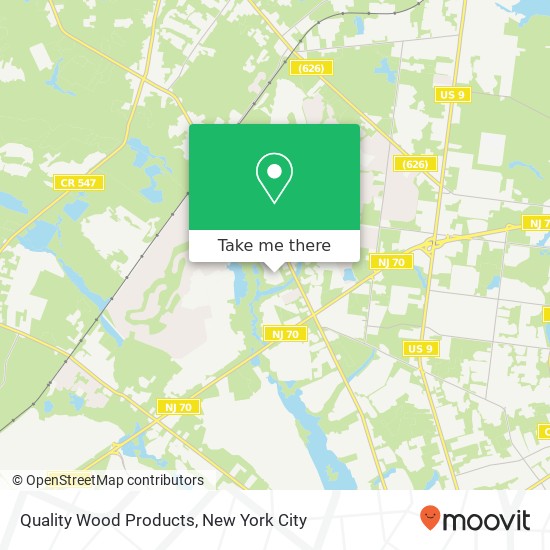 Quality Wood Products map