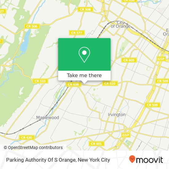 Mapa de Parking Authority Of S Orange