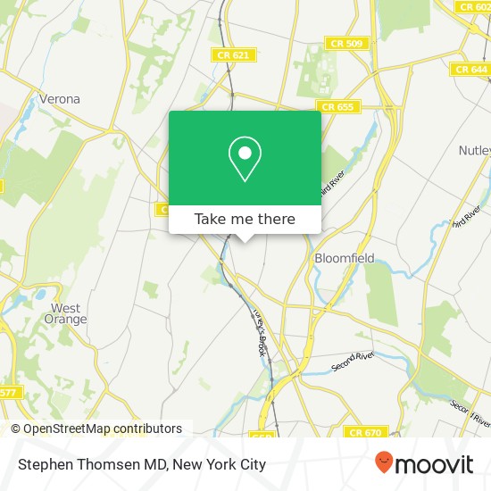 Stephen Thomsen MD map