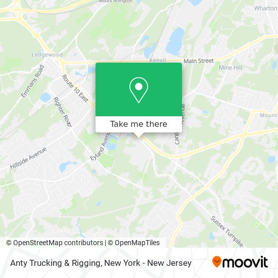 Anty Trucking & Rigging map