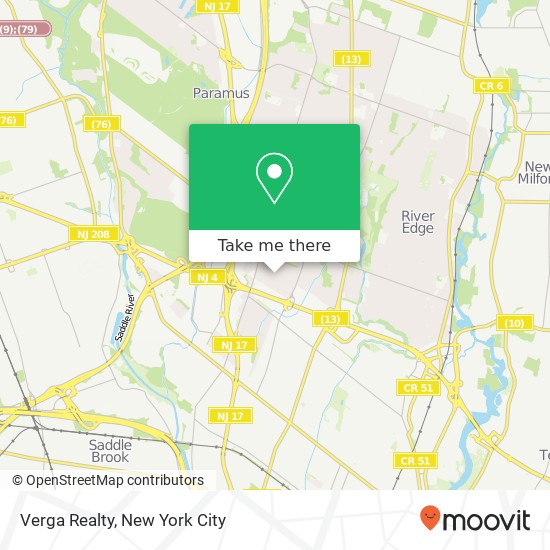 Verga Realty map