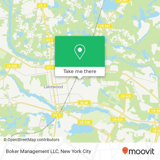 Boker Management LLC map