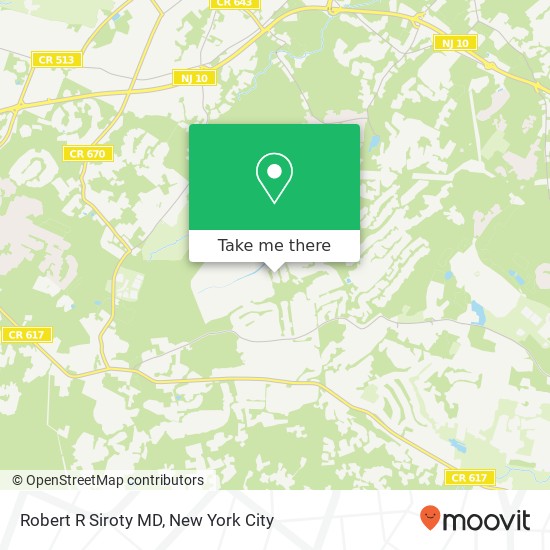 Robert R Siroty MD map