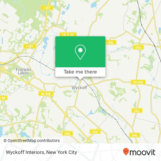 Mapa de Wyckoff Interiors