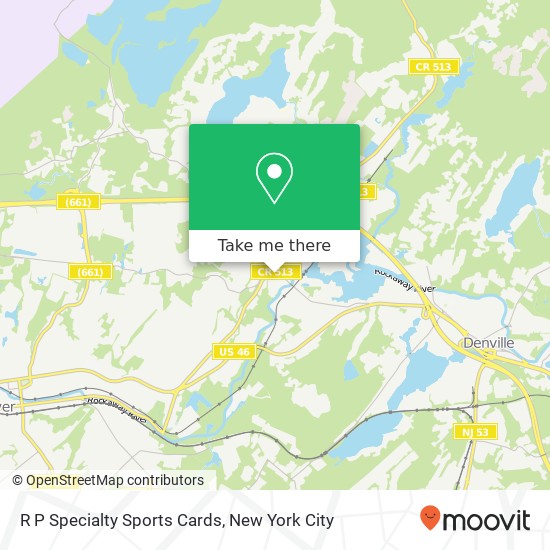 R P Specialty Sports Cards map