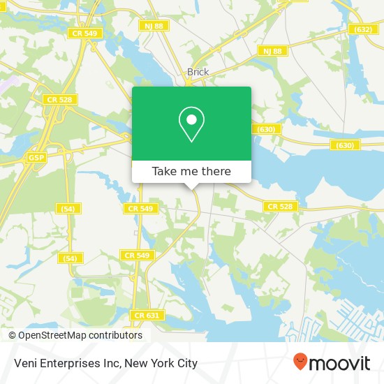 Mapa de Veni Enterprises Inc