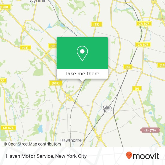 Mapa de Haven Motor Service