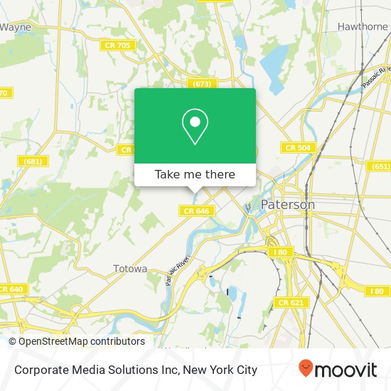 Mapa de Corporate Media Solutions Inc