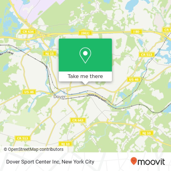 Dover Sport Center Inc map