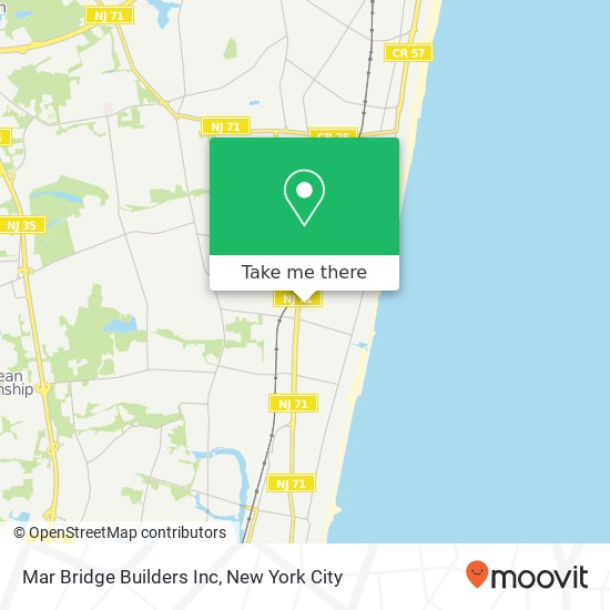 Mapa de Mar Bridge Builders Inc