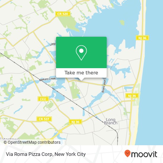 Via Roma Pizza Corp map