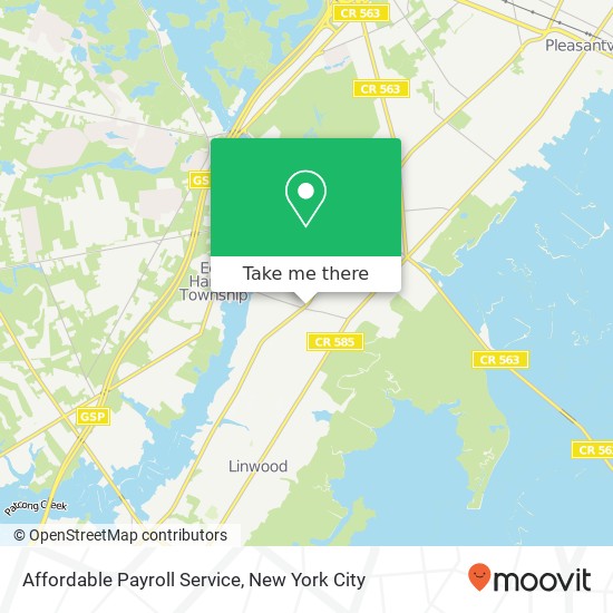 Affordable Payroll Service map