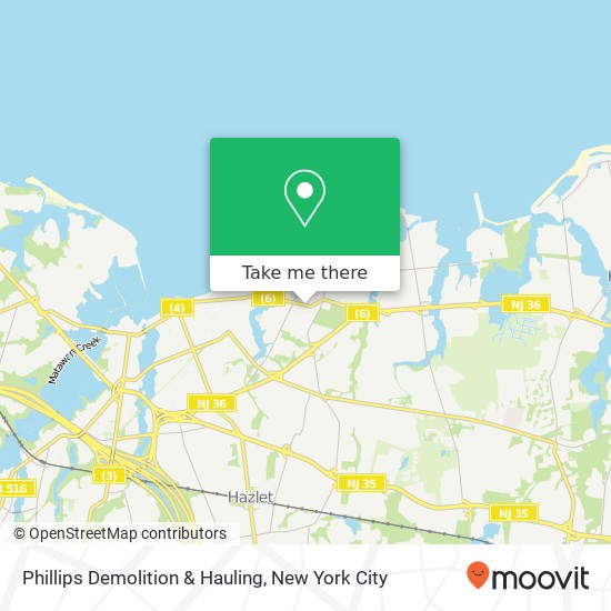 Mapa de Phillips Demolition & Hauling