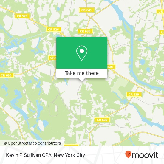 Kevin P Sullivan CPA map