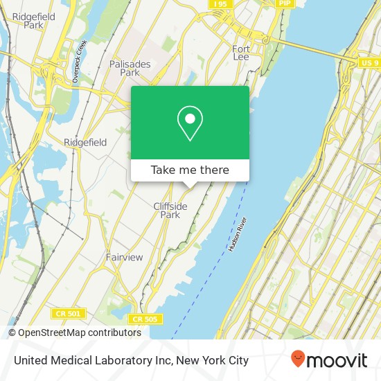 United Medical Laboratory Inc map