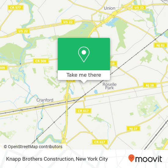 Knapp Brothers Construction map