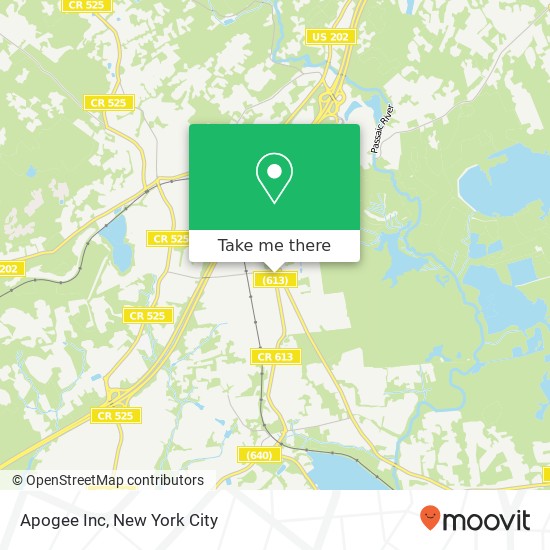 Apogee Inc map