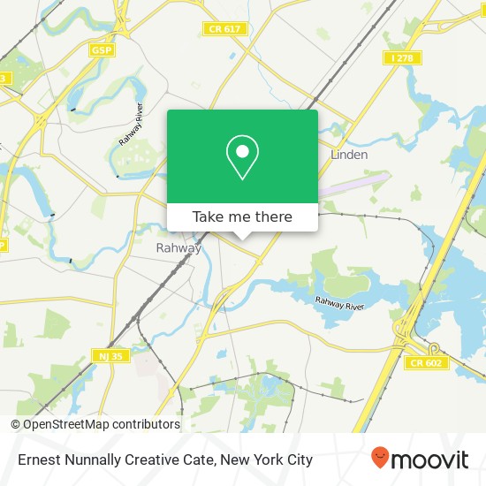 Ernest Nunnally Creative Cate map