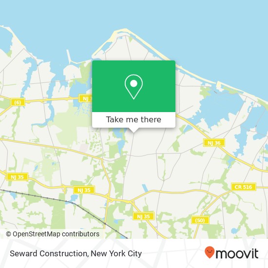 Mapa de Seward Construction