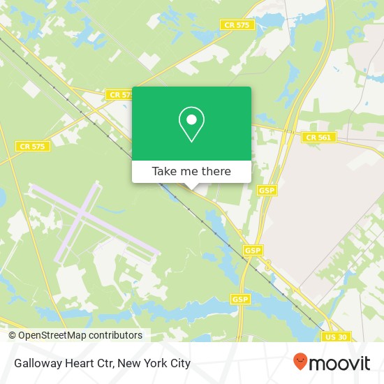 Mapa de Galloway Heart Ctr