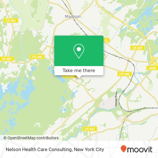 Mapa de Nelson Health Care Consulting