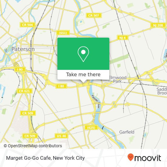Marget Go-Go Cafe map