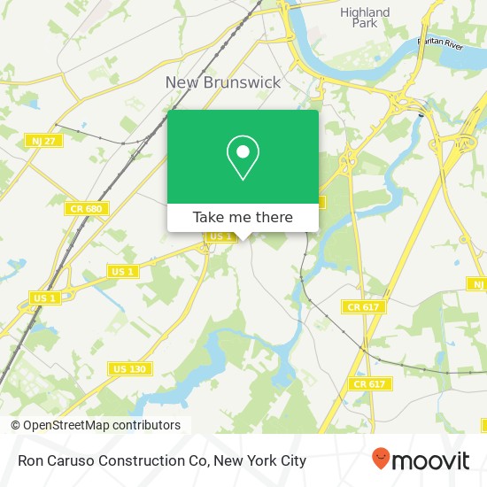 Ron Caruso Construction Co map