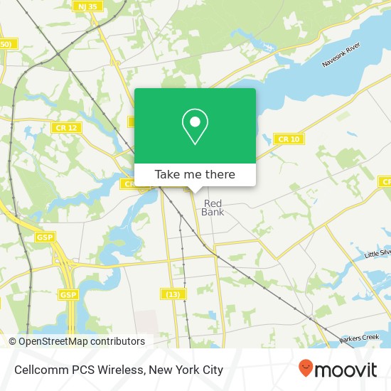 Cellcomm PCS Wireless map