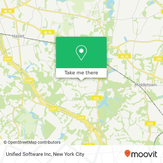 Unified Software Inc map