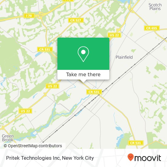 Mapa de Pritek Technologies Inc