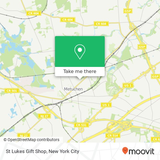 Mapa de St Lukes Gift Shop