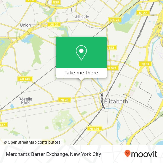 Mapa de Merchants Barter Exchange