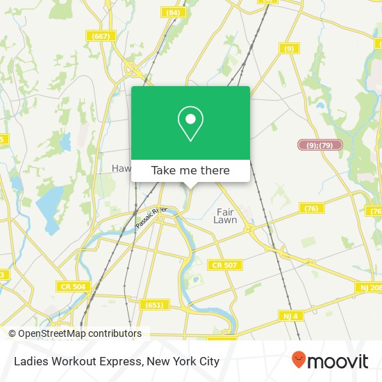 Ladies Workout Express map