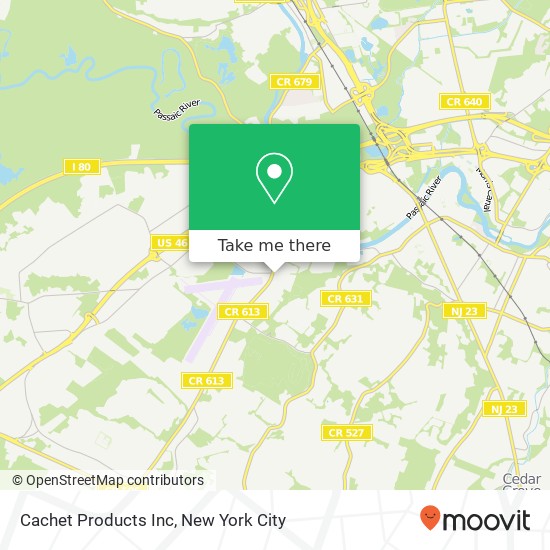 Cachet Products Inc map