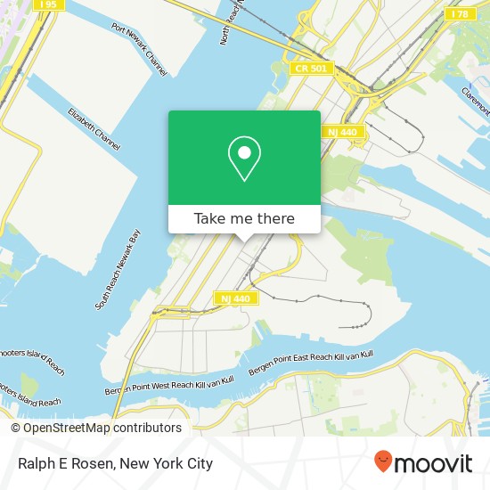 Ralph E Rosen map