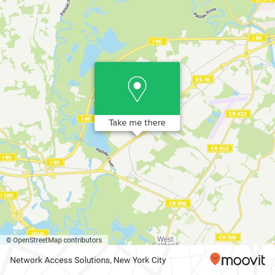 Network Access Solutions map