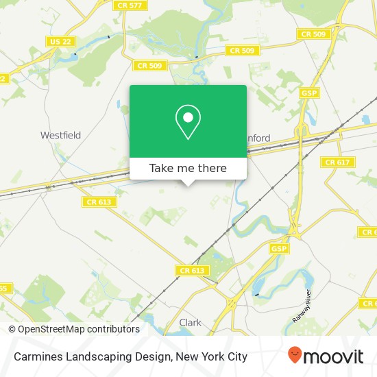 Carmines Landscaping Design map