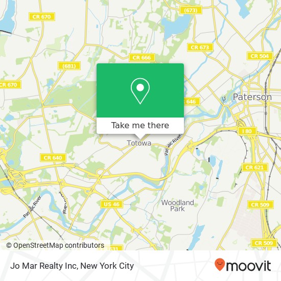 Jo Mar Realty Inc map