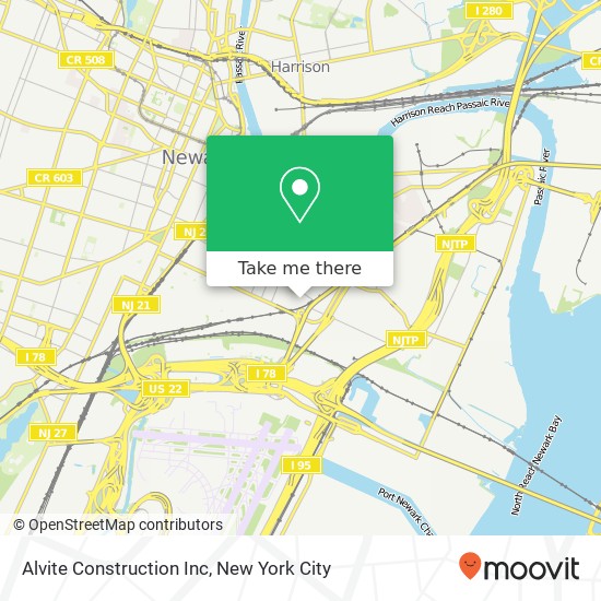 Alvite Construction Inc map