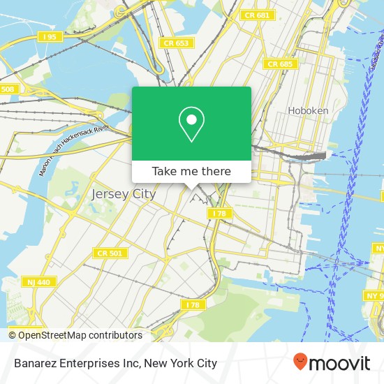 Banarez Enterprises Inc map