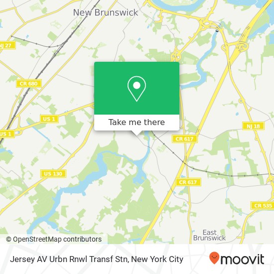 Jersey AV Urbn Rnwl Transf Stn map