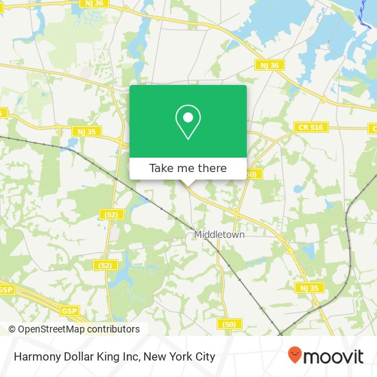 Mapa de Harmony Dollar King Inc