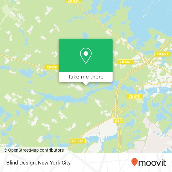 Blind Design map