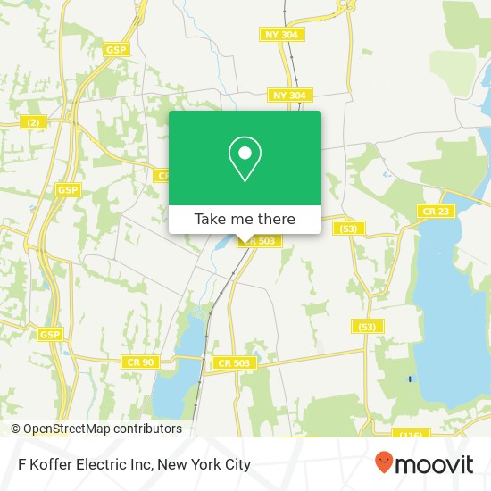 F Koffer Electric Inc map