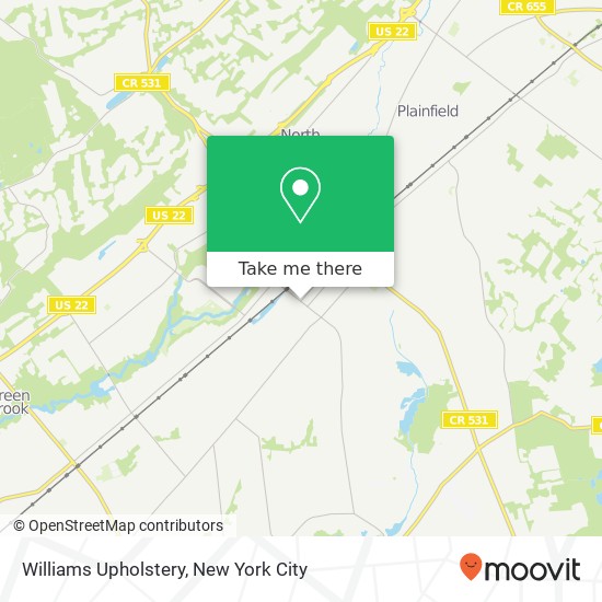 Williams Upholstery map